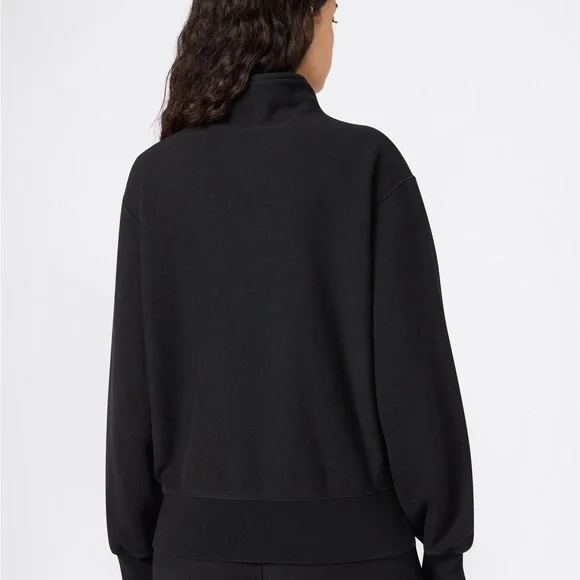 Champion Women's Black Half-Zip Sweatshirt - Picture 5 of 6
